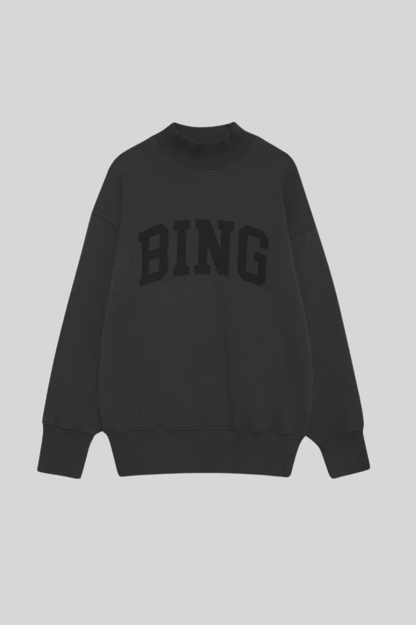 ANINE BING - BRADIE SWEATSHIRT BING - BLACK