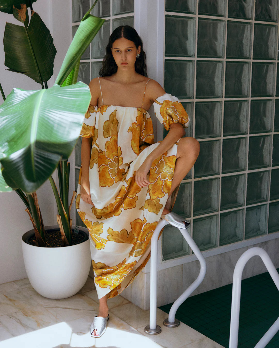 HANSEN & GRETEL - VETIVER DRESS - SUNSHINE BLOOM