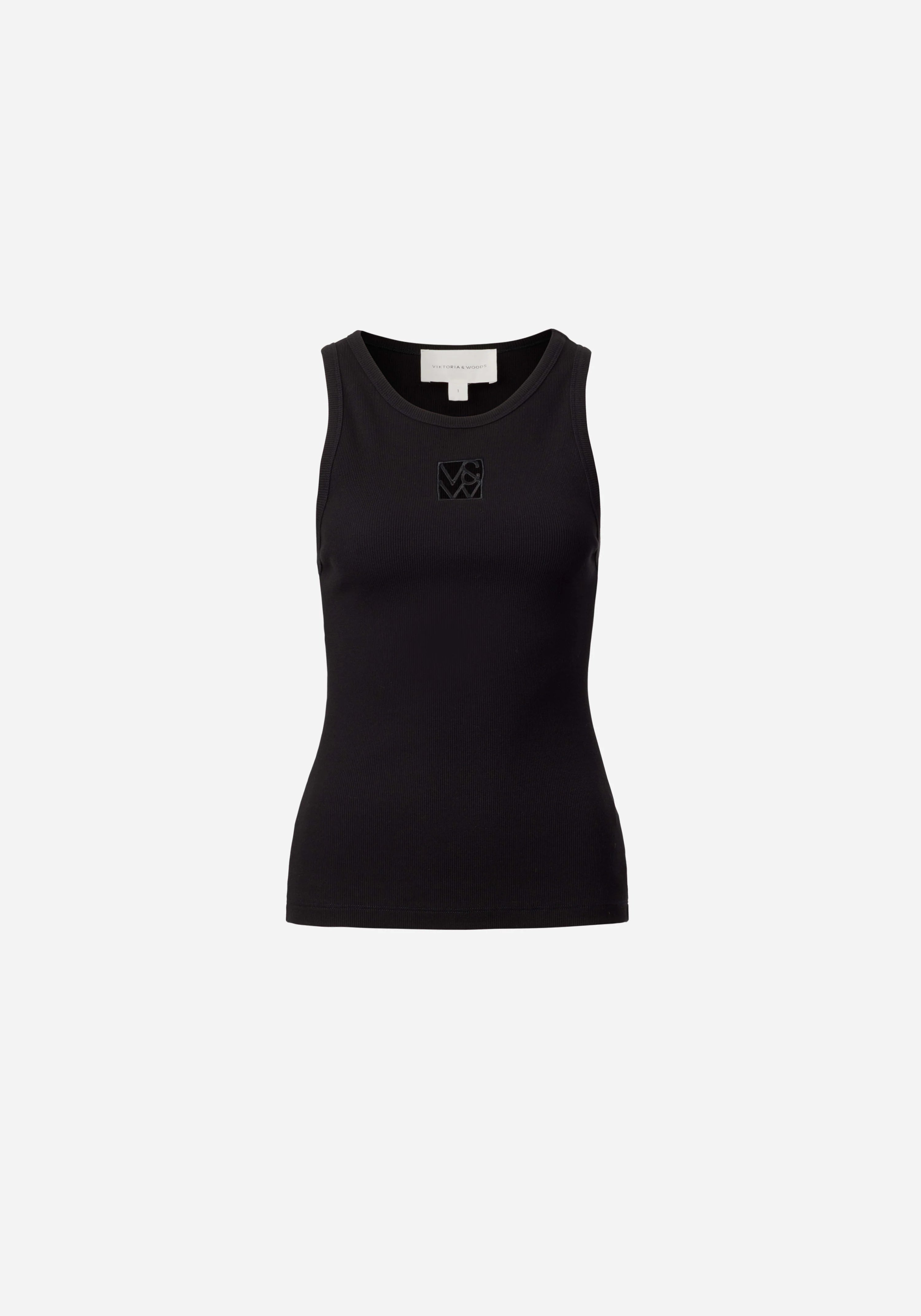 VIKTORIA & WOODS - V&W CUT OUT TANK - BLACK