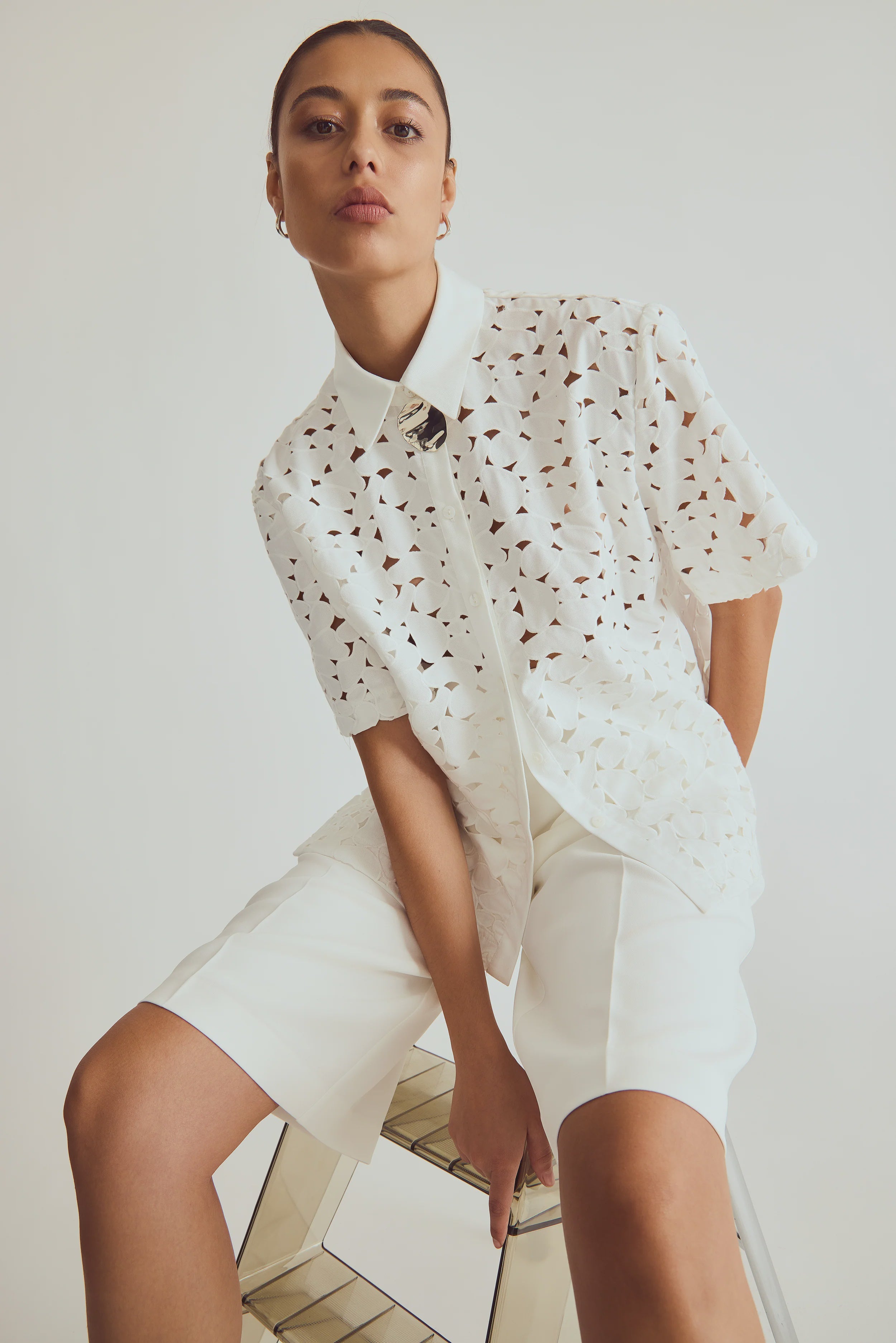 VIKTORIA & WOODS - ROSELLA SHIRT - IVORY