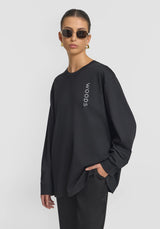 VIKTORIA & WOODS - WOODS LONGSLEEVE TEE - BLACK