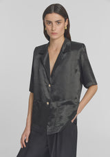 VIKTORIA & WOODS - HAMPSHIRE SHIRT - BLACK