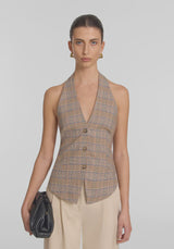 VIKTORIA & WOODS - PITCH VEST - HORIZON CHECK