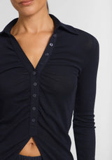 VIKTORIA & WOODS - PENELOPE TOP - NAVY