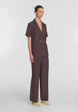 VIKTORIA & WOODS - HEPBURN SHIRT - CARMINE