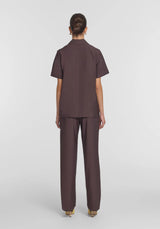 VIKTORIA & WOODS - HEPBURN SHIRT - CARMINE