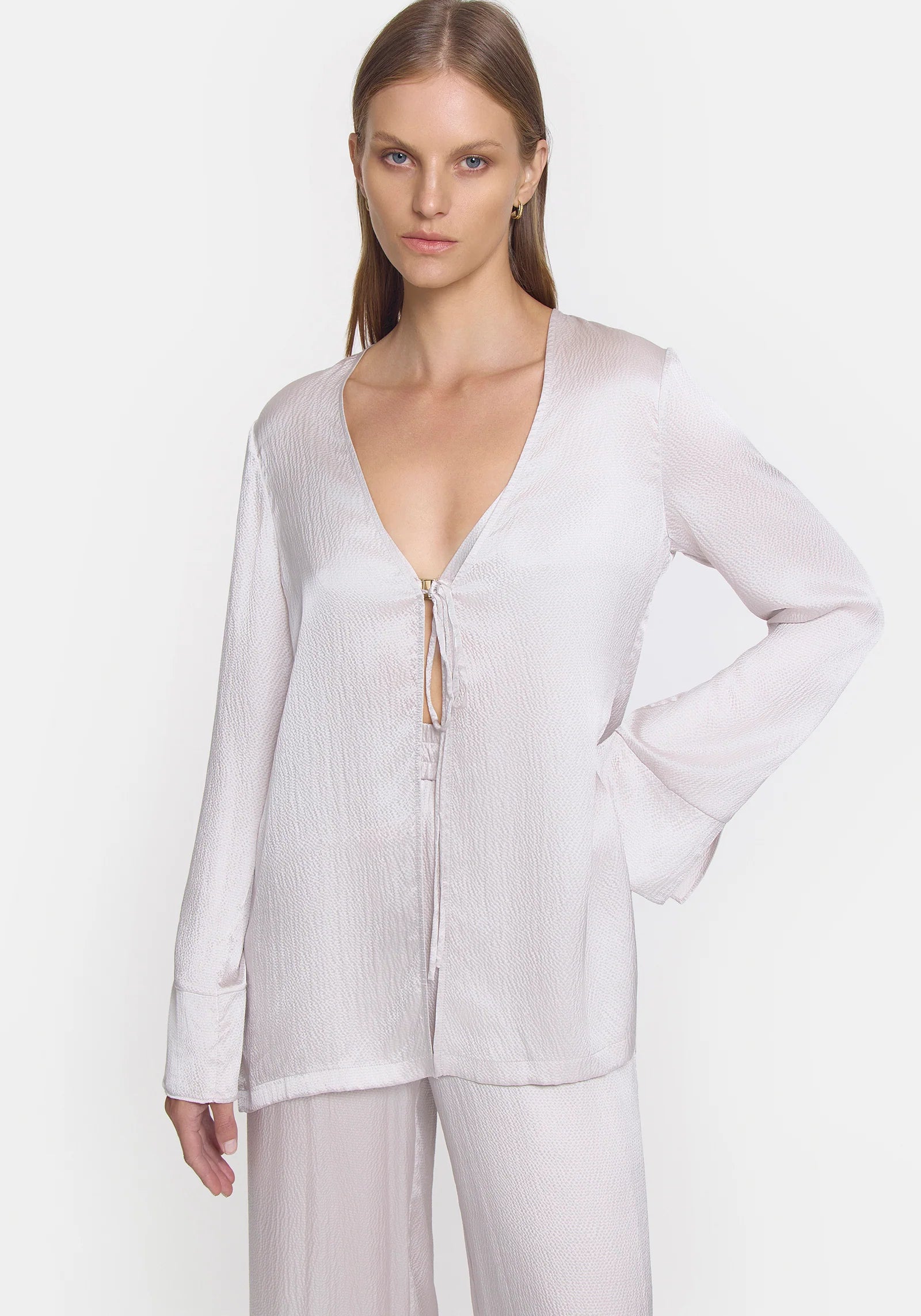 VIKTORIA & WOODS - PARAMOUR TIE TOP - MOONSTONE