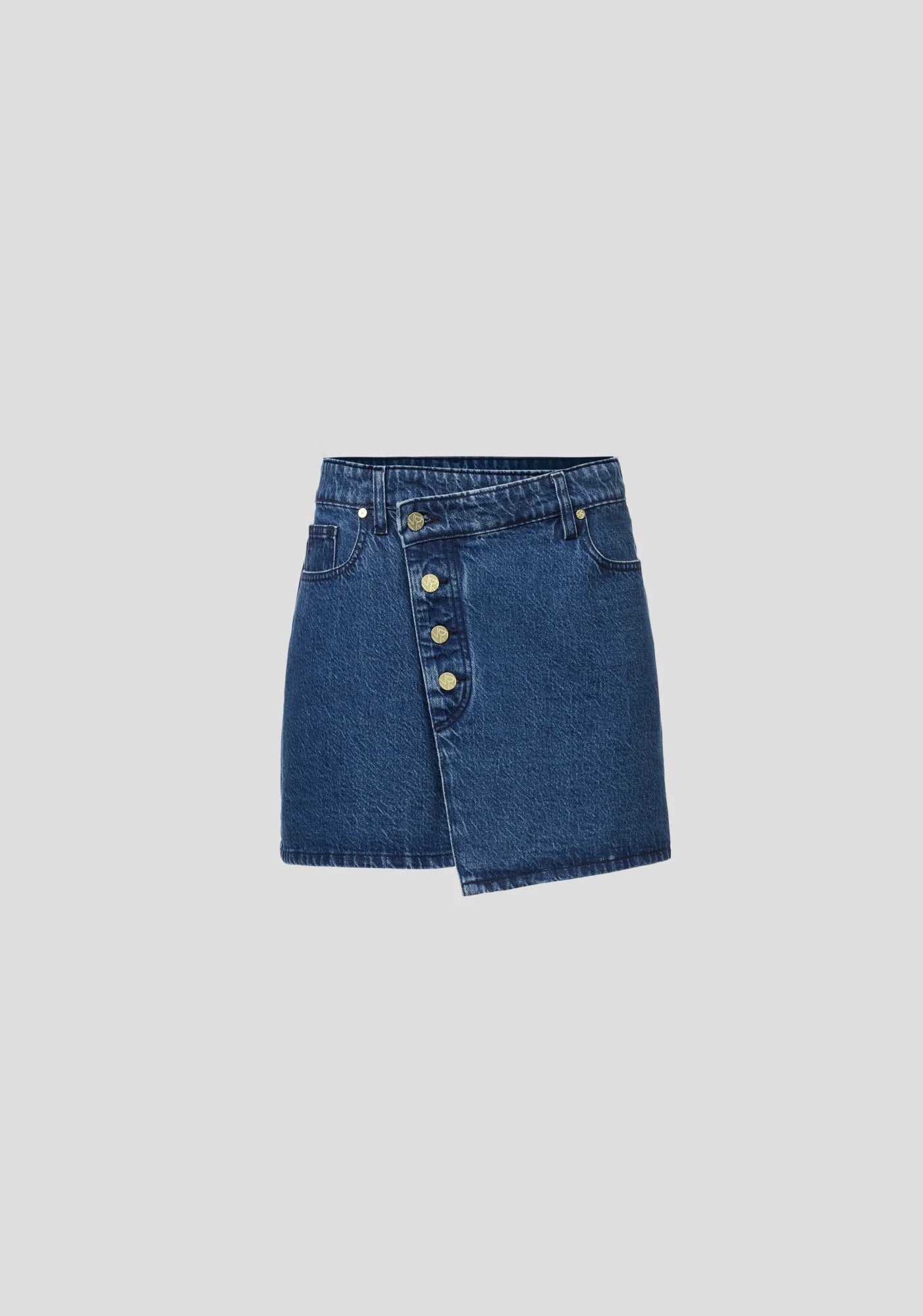 VIKTORIA & WOODS - MUSTANG SKIRT - BLUE CLASSIC WASH