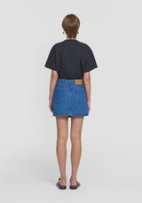 VIKTORIA & WOODS - MUSTANG SKIRT - BLUE CLASSIC WASH