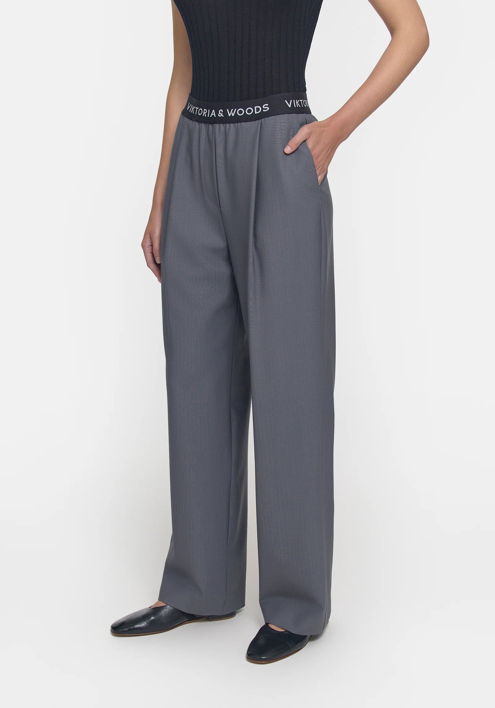 VIKTORIA & WOODS - GREYTHORN PANT - CLIFTON STRPE