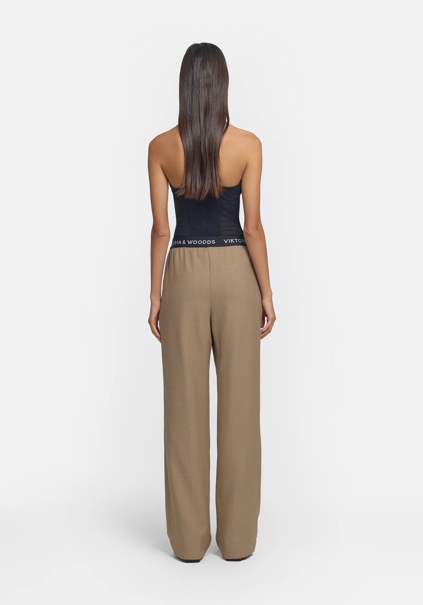 VIKTORIA & WOODS - GREYTHORN PANT - NATURAL MARLE