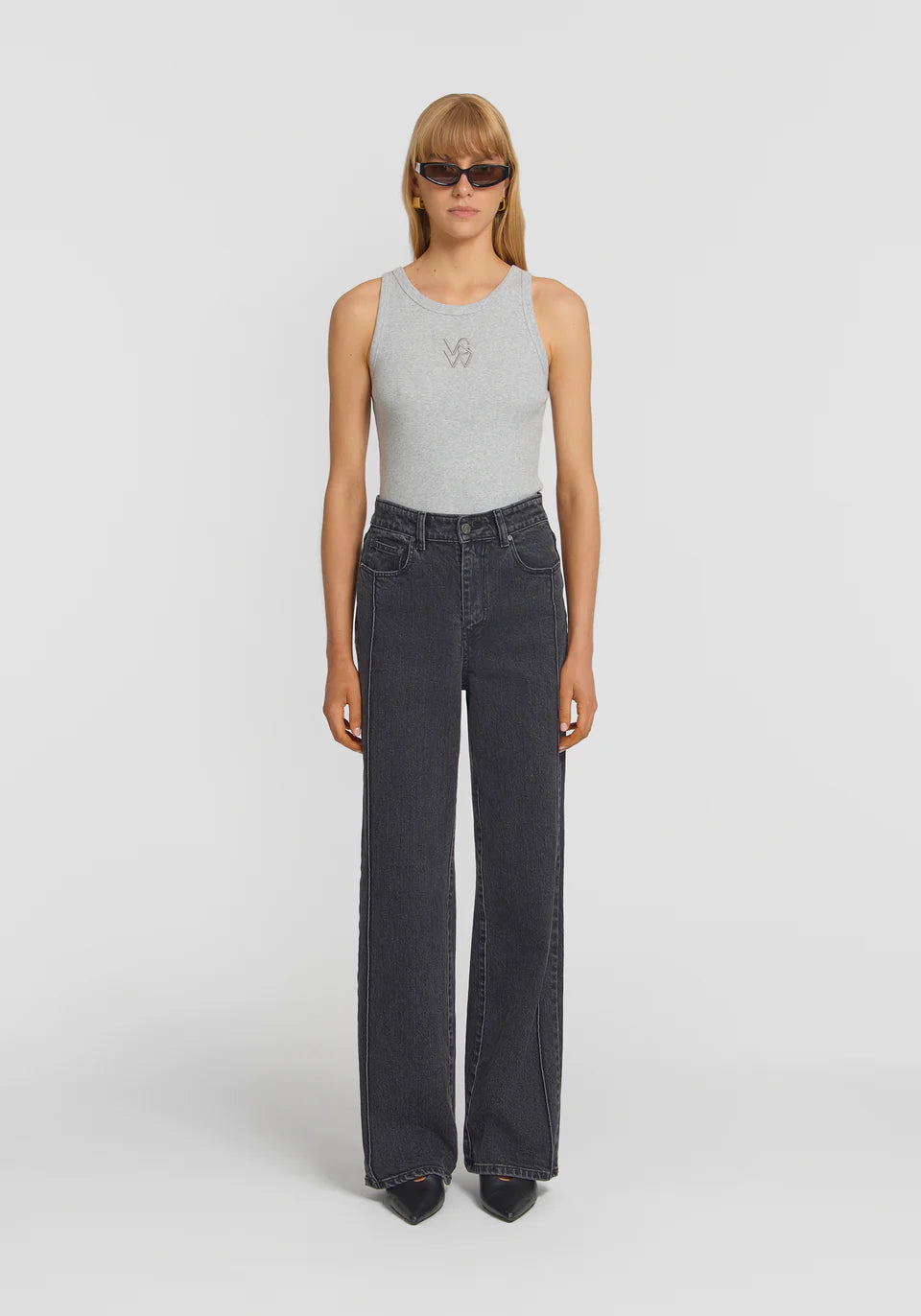 VIKTORIA & WOODS - BONO JEAN - JET BLACK WASH