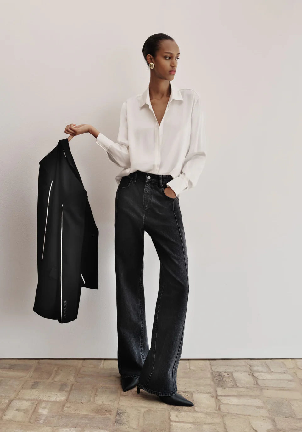 VIKTORIA & WOODS - BONO JEAN - JET BLACK WASH