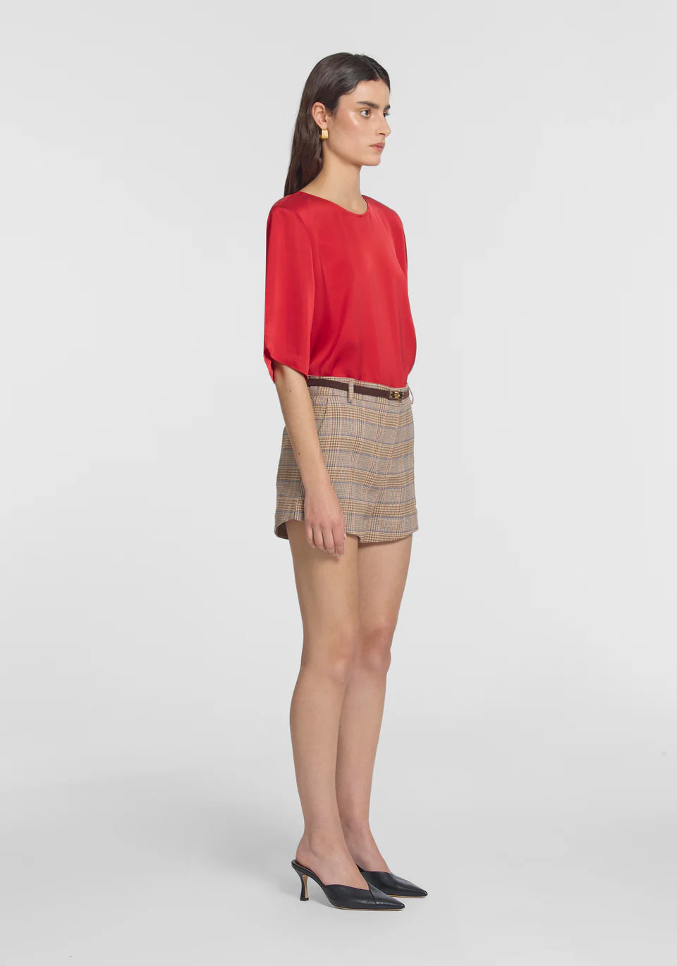 VIKTORIA & WOODS - FLINT SHORT - HORIZON CHECK