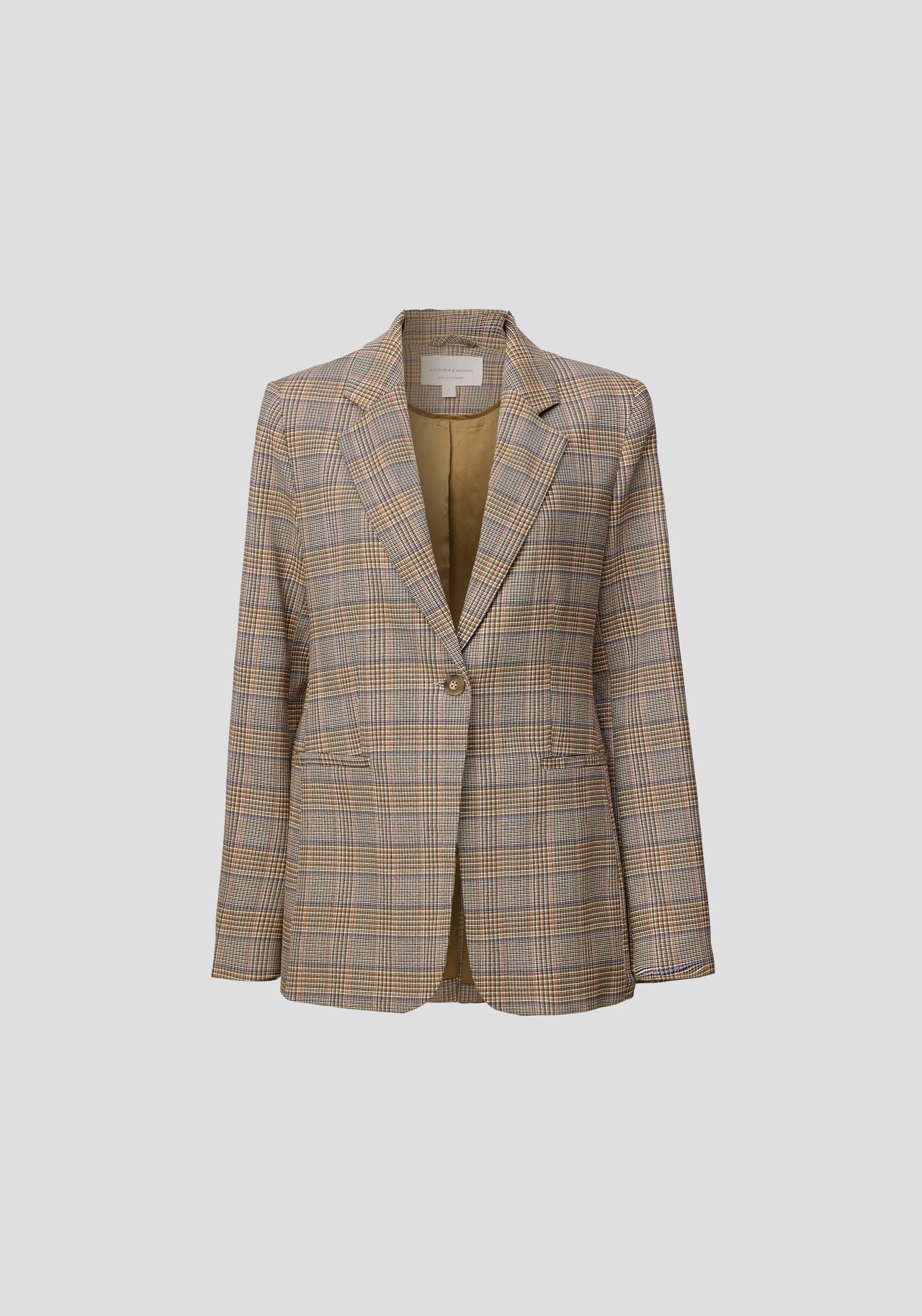 VIKTORIA & WOODS - PREROGATIVE BLAZER - HORIZON CHECK