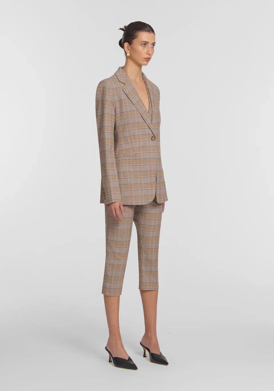 VIKTORIA & WOODS - PREROGATIVE BLAZER - HORIZON CHECK