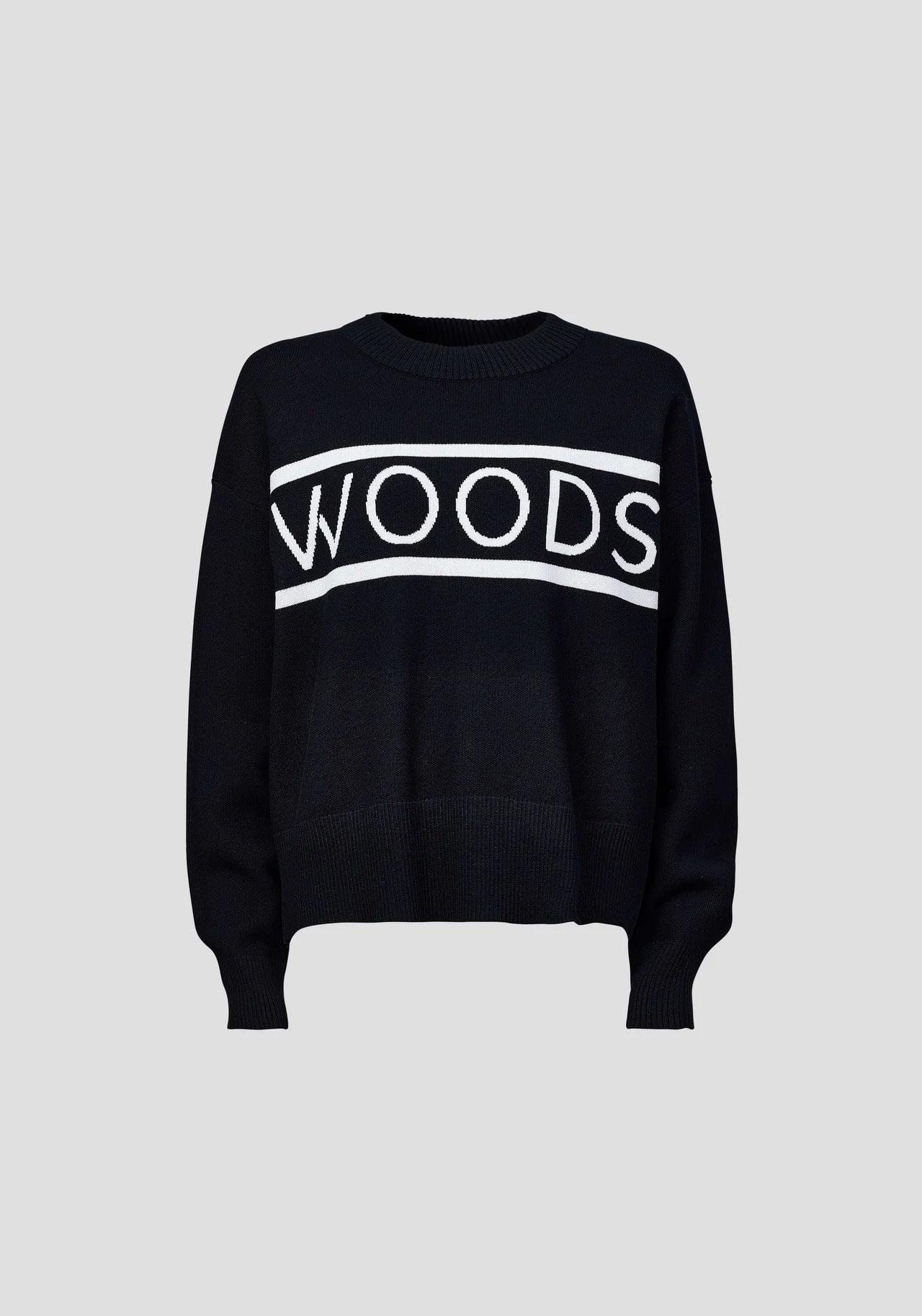 VIKTORIA & WOODS - SUPERCROSS KNIT - BLACK/IVORY