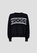 VIKTORIA & WOODS - SUPERCROSS KNIT - BLACK/IVORY