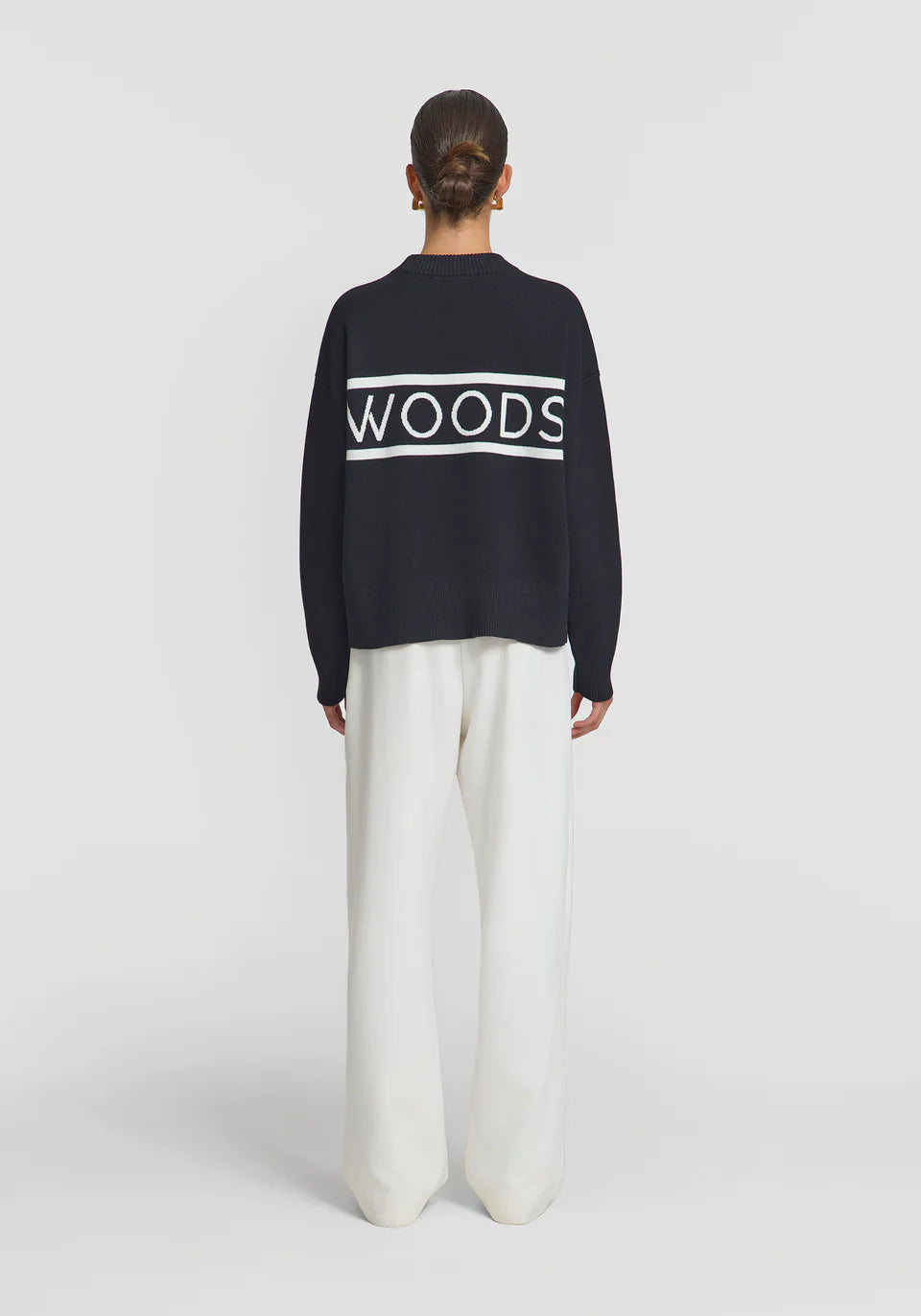 VIKTORIA & WOODS - SUPERCROSS KNIT - BLACK/IVORY