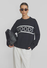 VIKTORIA & WOODS - SUPERCROSS KNIT - BLACK/IVORY