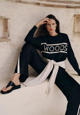VIKTORIA & WOODS - SUPERCROSS KNIT - BLACK/IVORY
