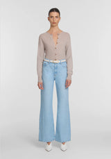 VIKTORIA & WOODS - WISDOM CARDIGAN - PLASTER MARLE