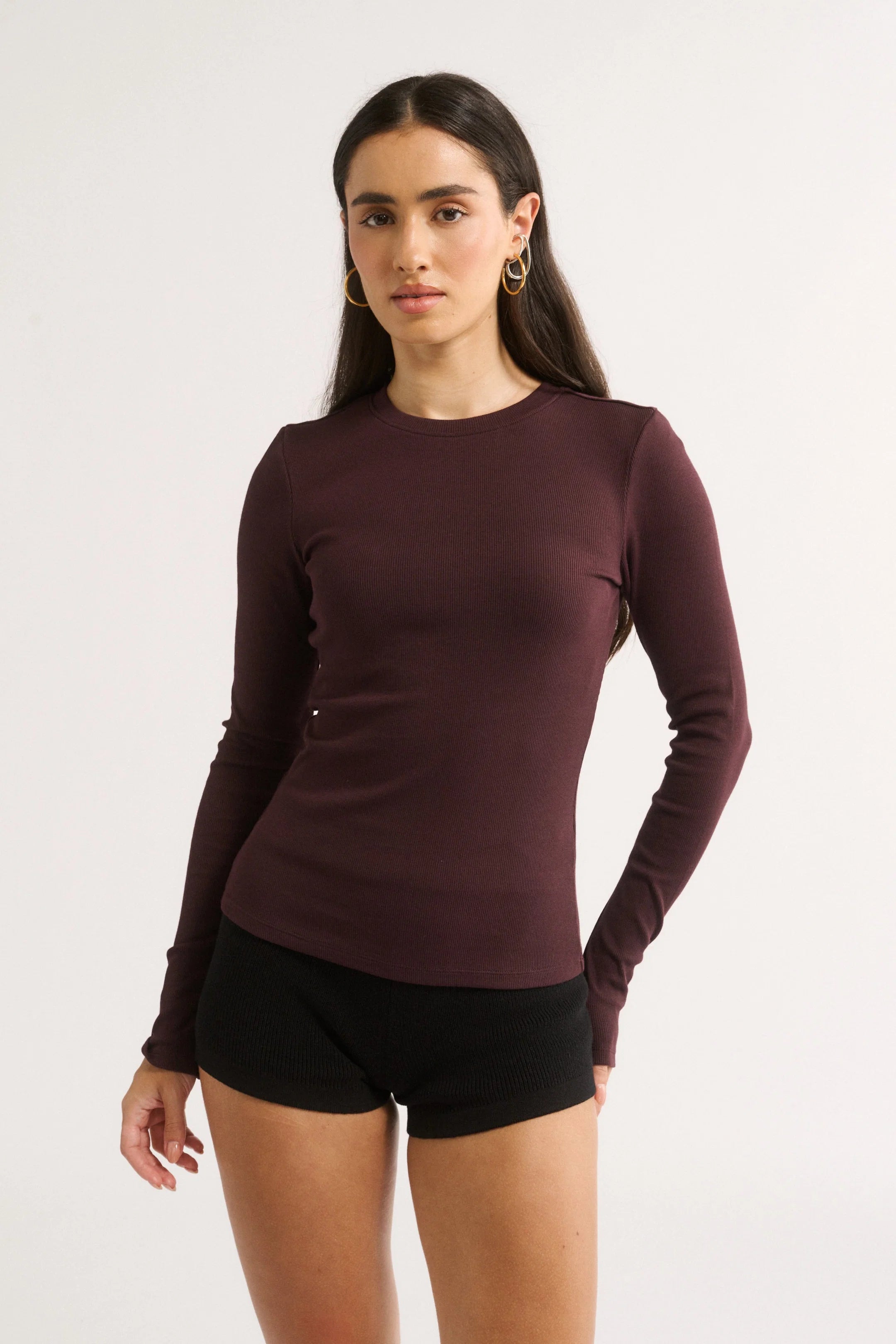 PRIMI - CARINA CLASSIC LONG SLEEVE - CABERNET