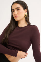PRIMI - CARINA CLASSIC LONG SLEEVE - CABERNET