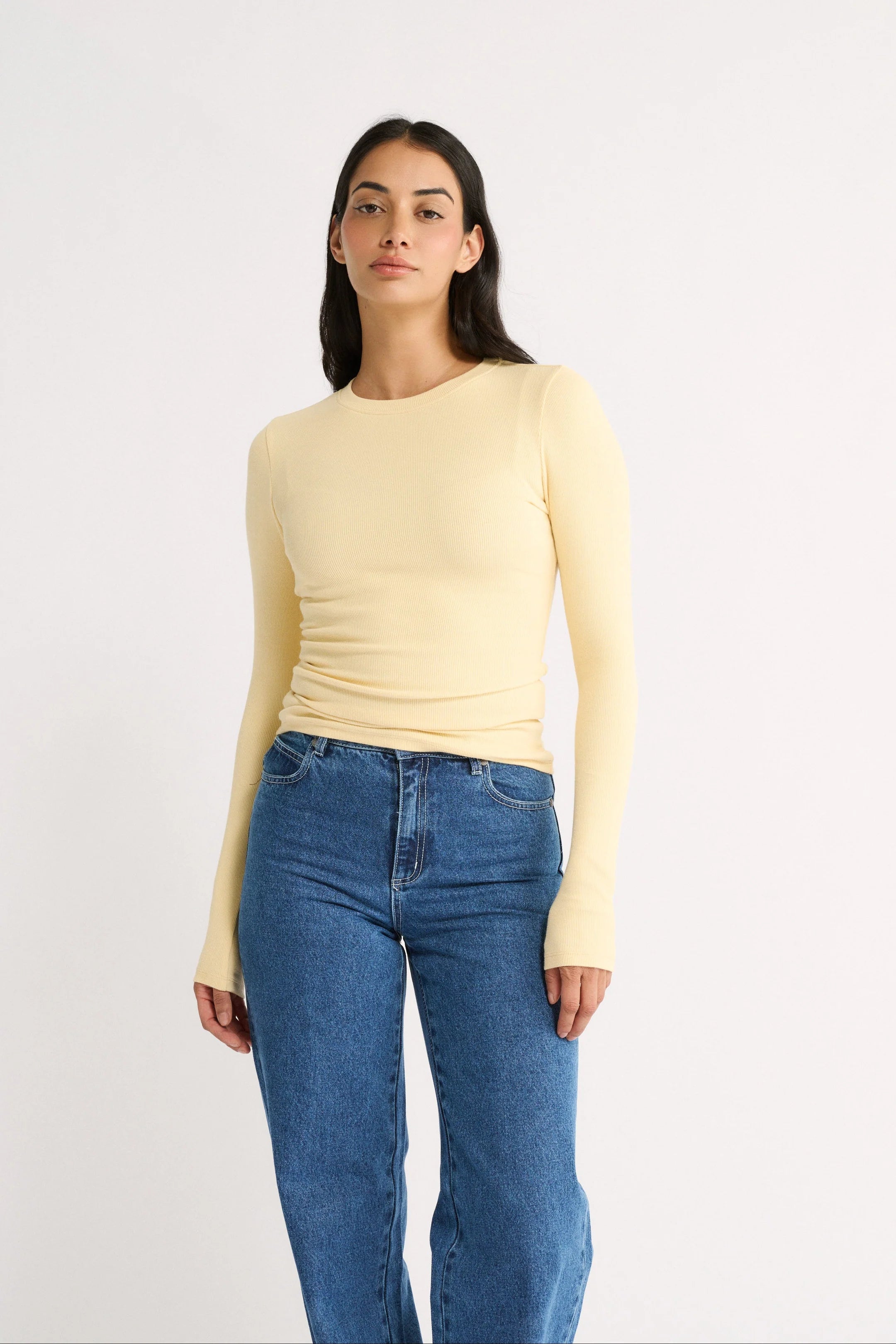PRIMI -CARINA CLASSIC LONG SLEEVE -CHAMOMILE