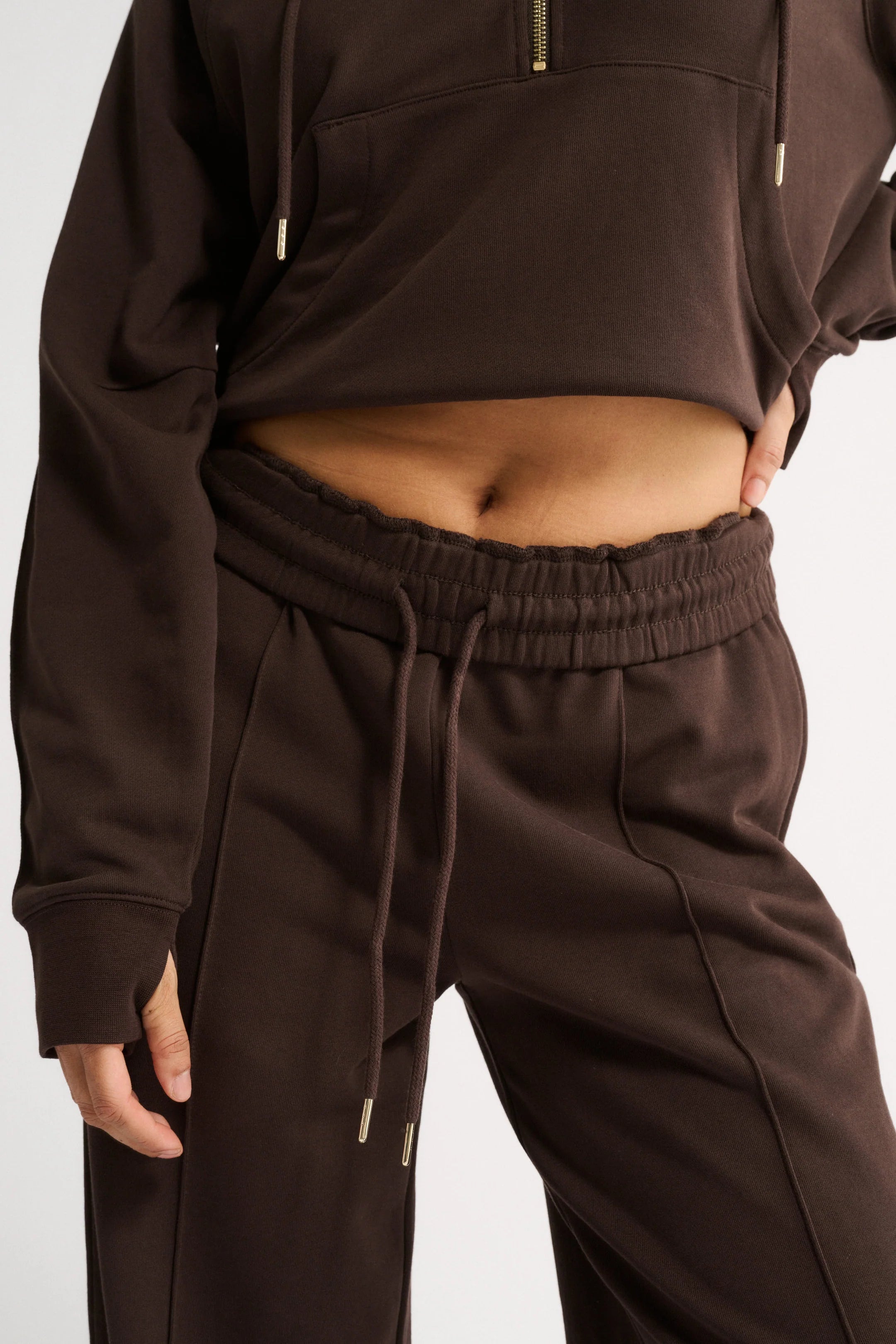 PRIMI -PERCY TRACK PANT - ESPRESSO