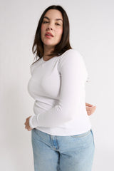 PRIMI - CARINA CLASSIC LONG SLEEVE - OPTIC WHITE