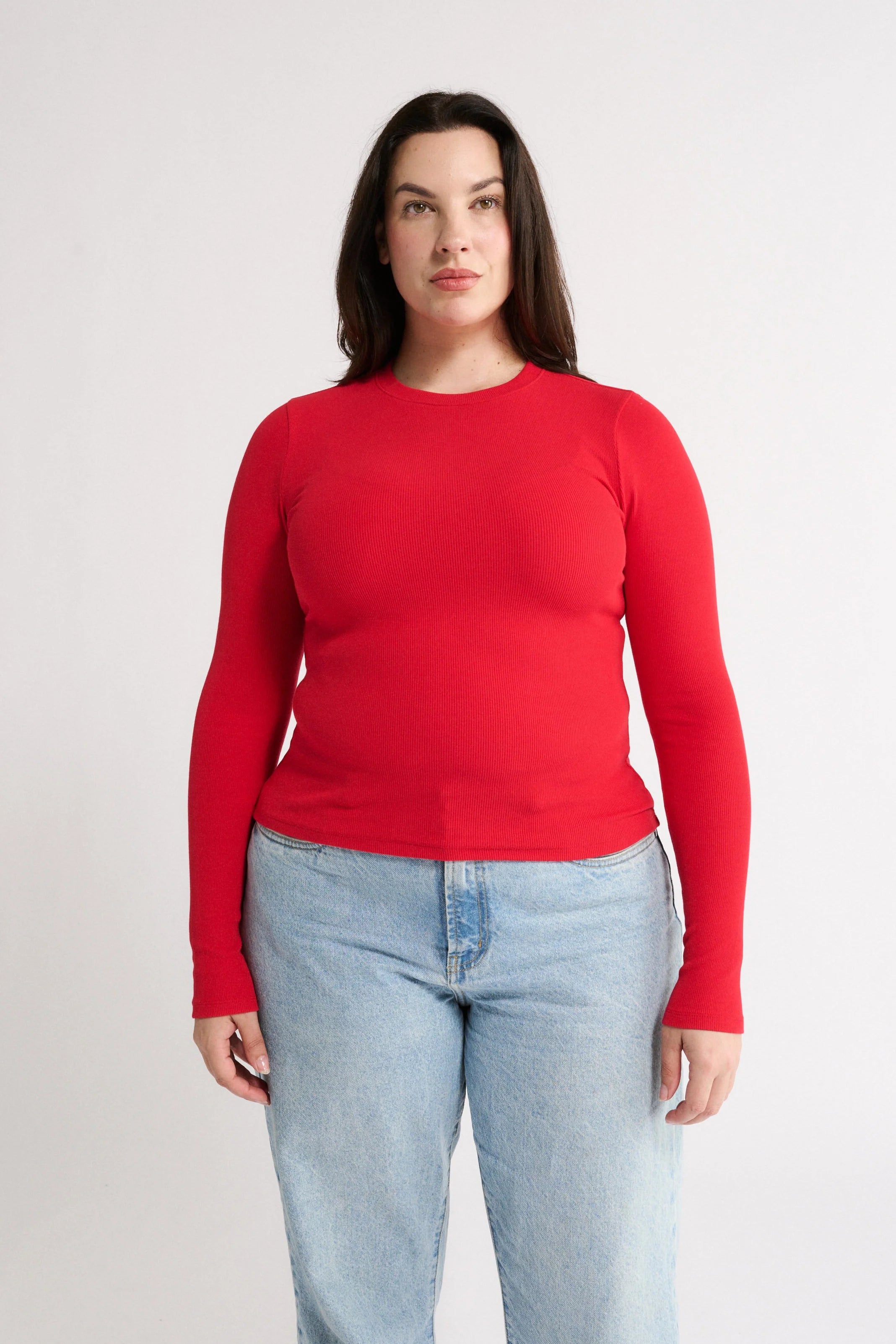 PRIMI - CARINA LONG SLEEVE - RED