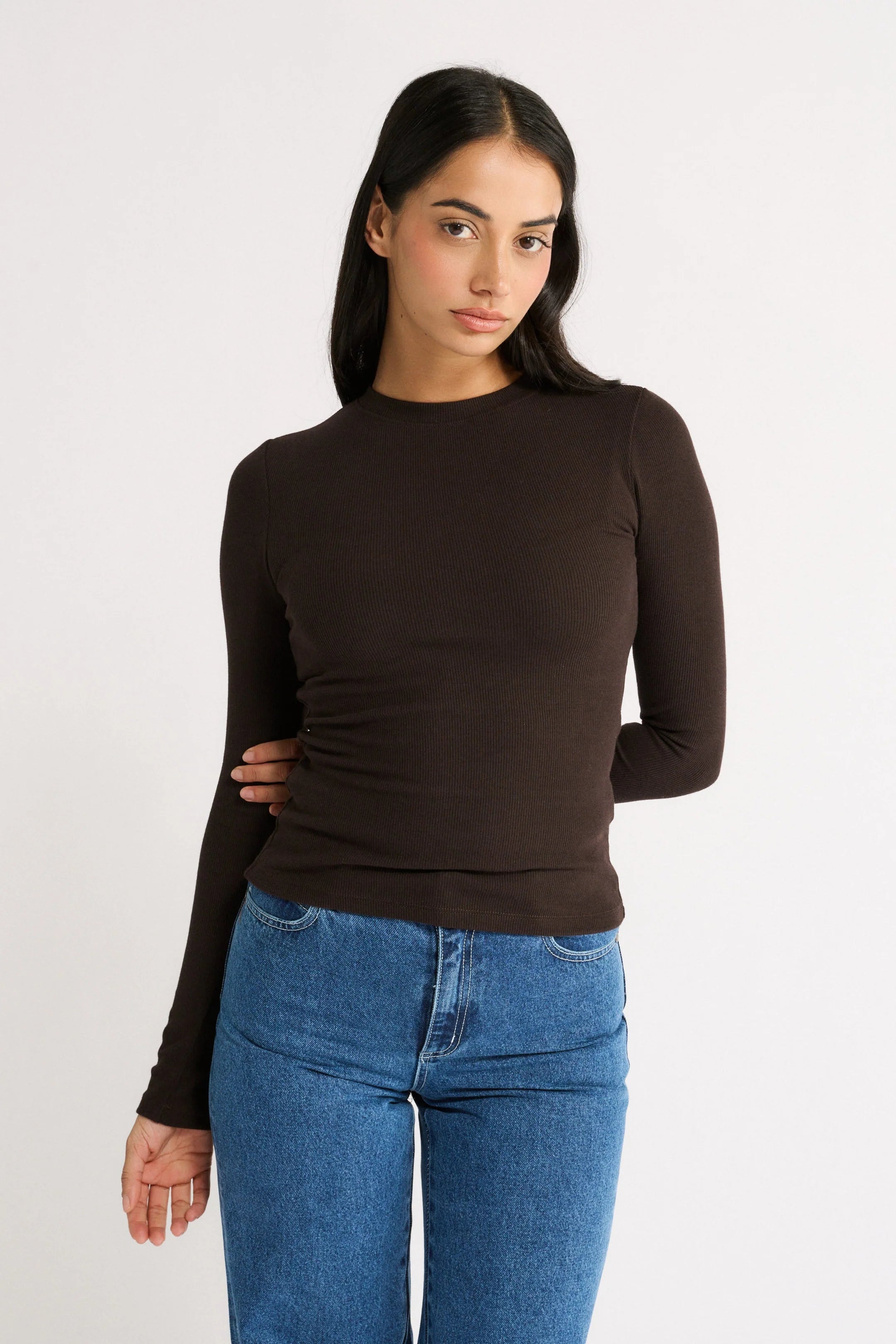 PRIMI - CARINA CLASSIC LONG SLEEVE - CABERNET