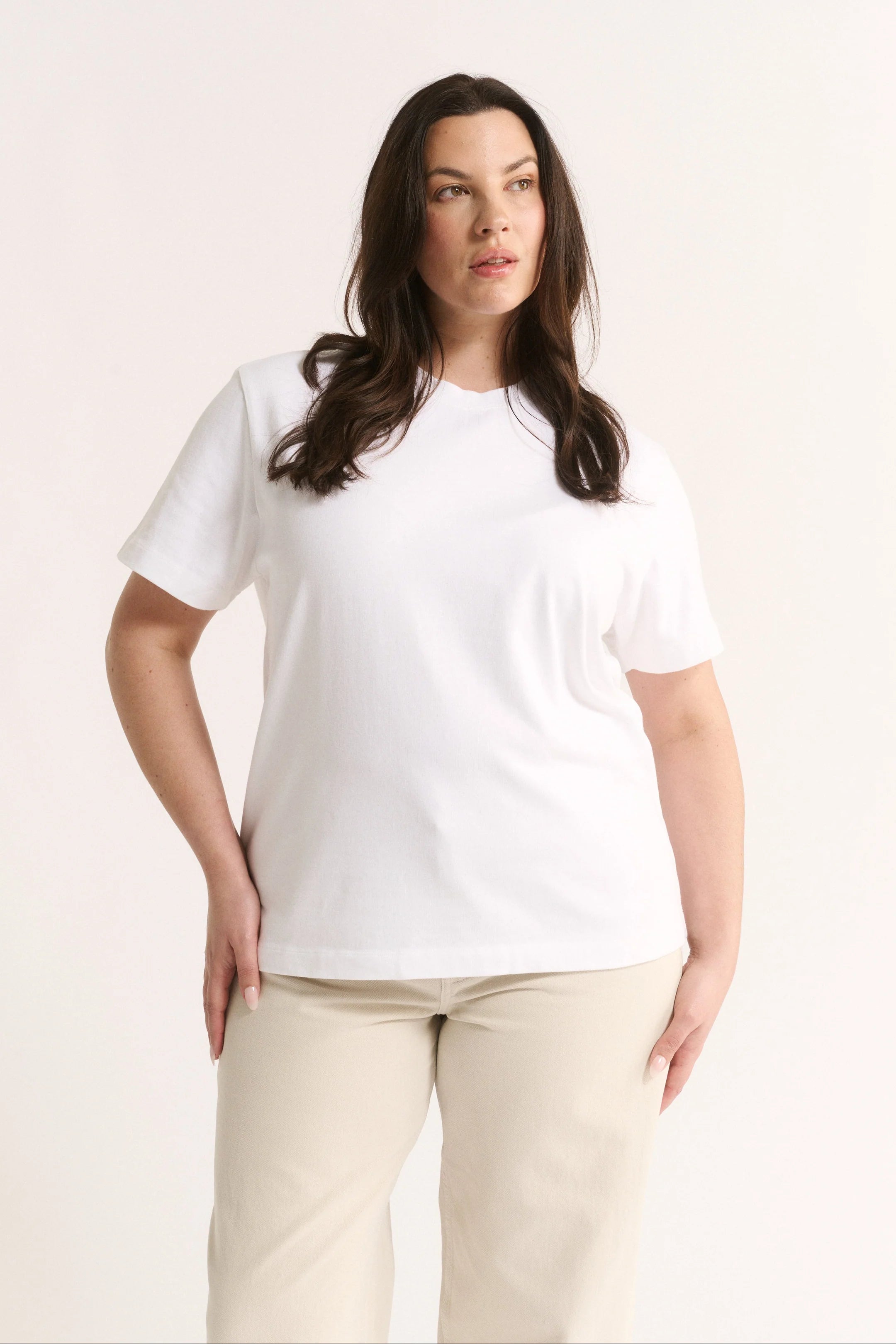 PRIMI - GIGI BOXY TEE - OPTIC WHITE
