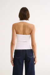PRIMI - HARMONY HALTER NECK TANK - OPTIC WHITE