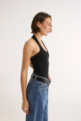 PRIMI - HARMONY HALTER NECK TANK - BLACK