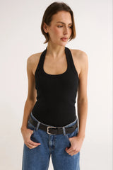 PRIMI - HARMONY HALTER NECK TANK - BLACK
