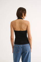 PRIMI - HARMONY HALTER NECK TANK - BLACK