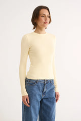 PRIMI - CARINA CLASSIC LONGSLEEVE - BUTTERMILK
