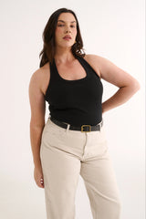 PRIMI - HARMONY HALTER NECK TANK - BLACK