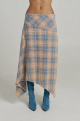 PRE ORDER - SUMMI SUMMI - FRENCHIE SKIRT - APEROL CHECK