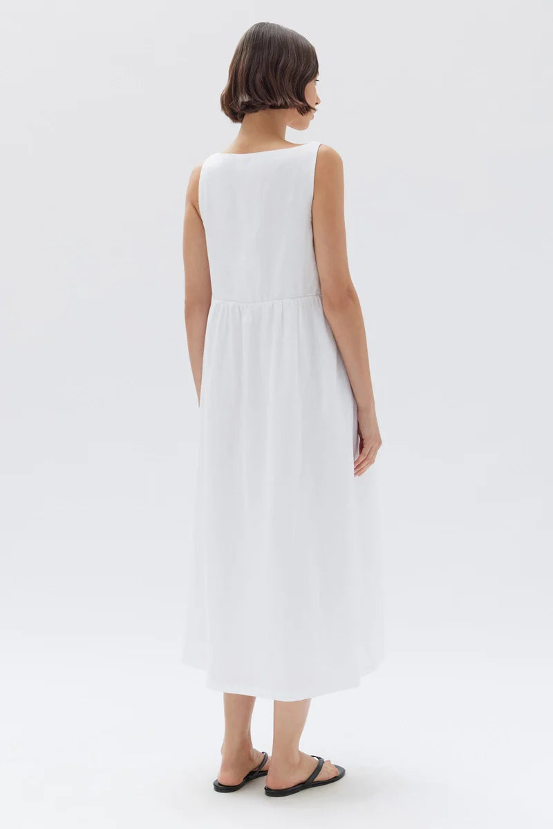 ASSEMBLY LABEL - ANOUK DRESS - WHITE