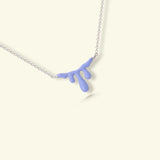 DOLCETTO DESIGNS - GELATO SILVER NECKLACE - LAVENDER