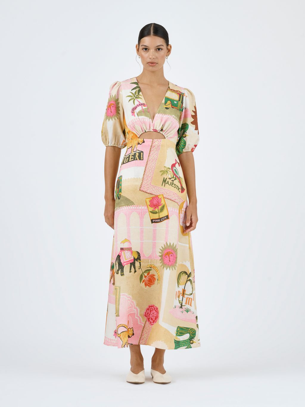 ROAME - COZMO DRESS - PINK CITY