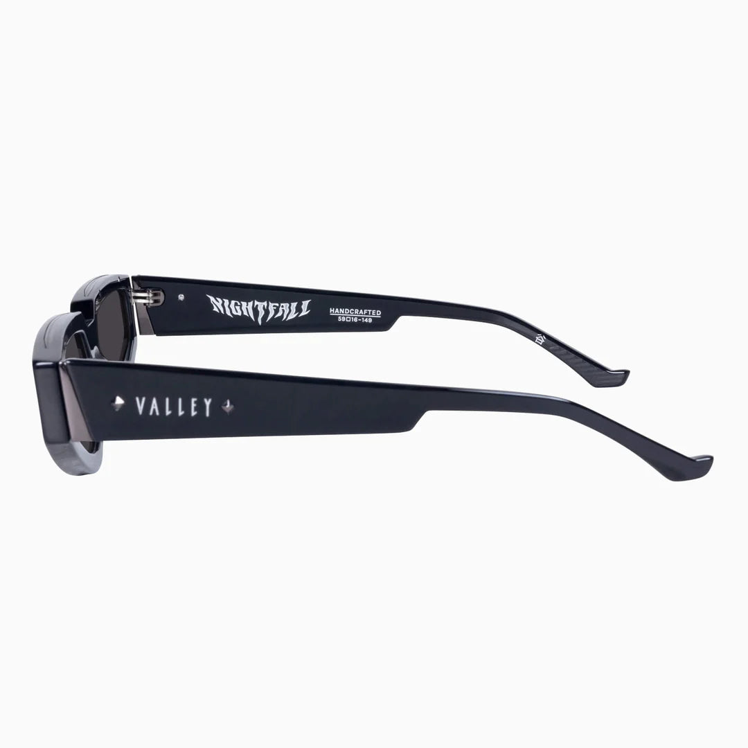 VALLEY EYEWEAR - NIGHTFALL - GLOSS BLACK W/ GLOSS GUN METAL