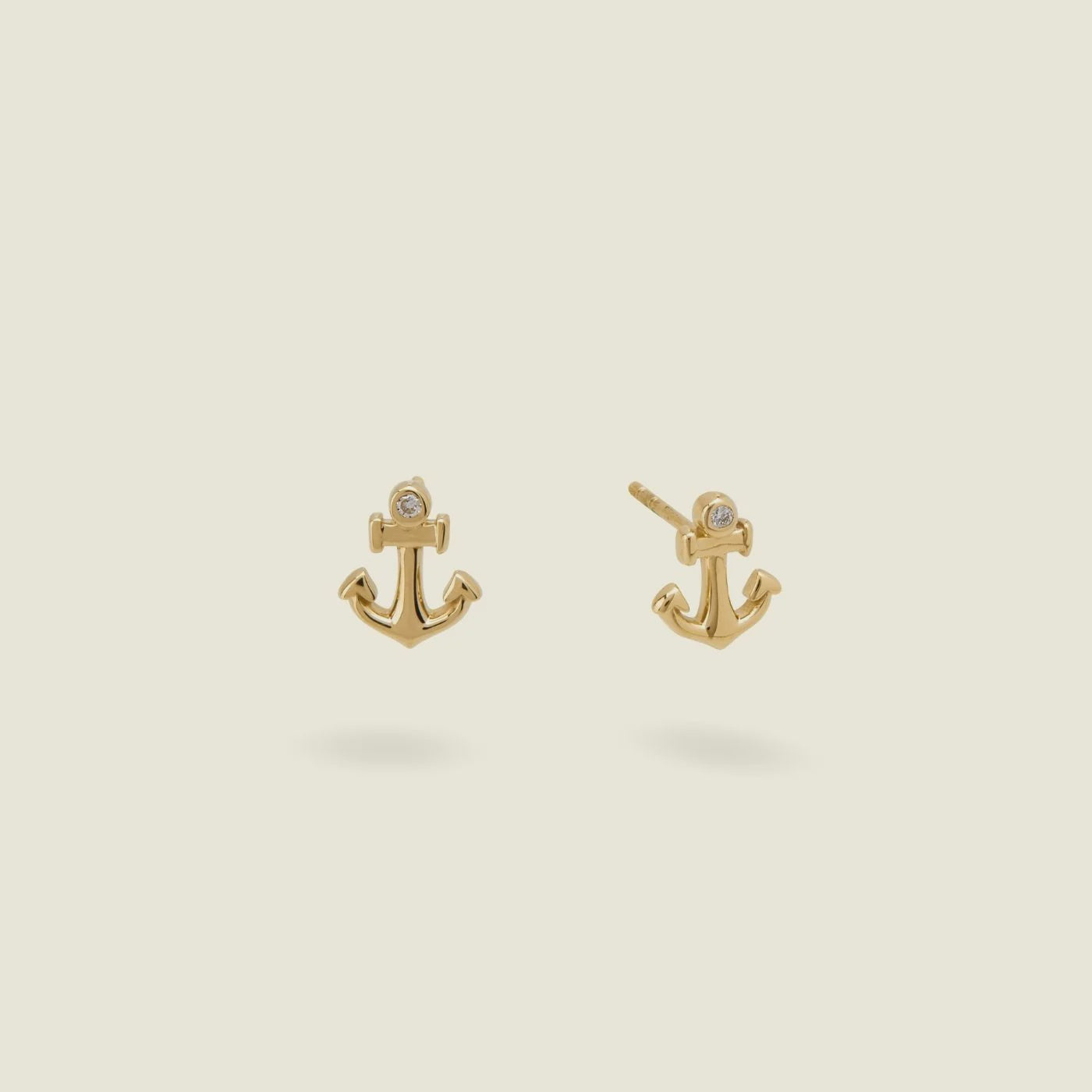 DOLCETTO DESIGNS - SPES ANCHOR STUDS - GOLD