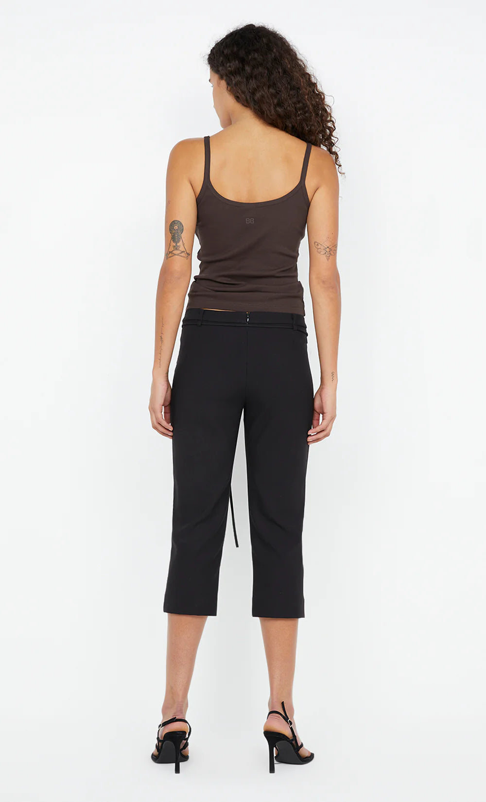 BEC & BRIDGE - KODY RIB TANK - DARK CHOCOLATE
