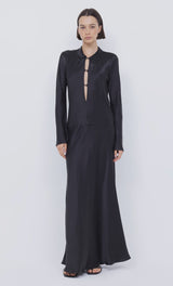 BEC AND & BRIDGE - ORLA L/S MAXI DRESS - BLACK