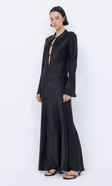 BEC AND & BRIDGE - ORLA L/S MAXI DRESS - BLACK