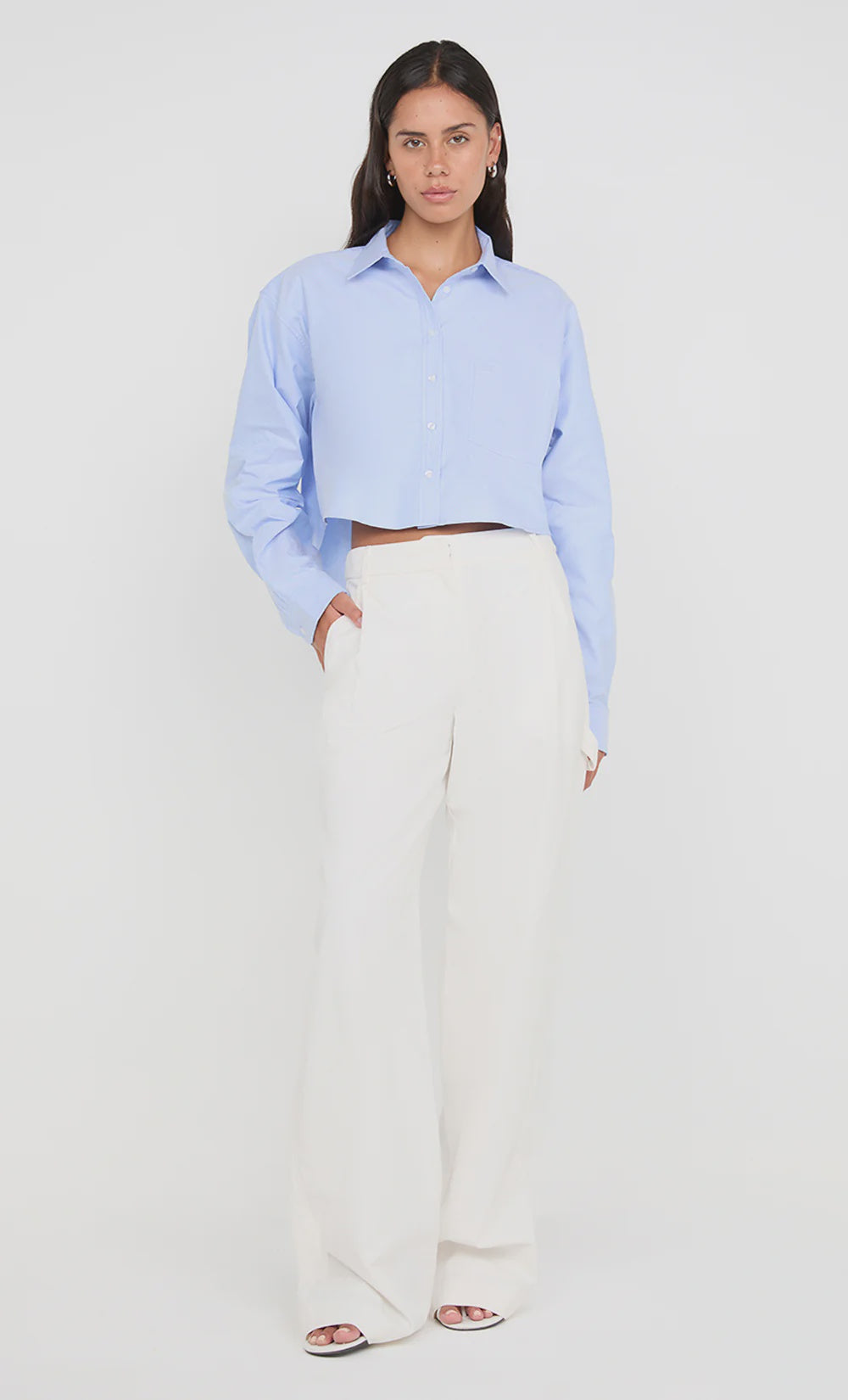 BEC & BRIDGE -VERA SHIRT - CHAMBRAY BLUE